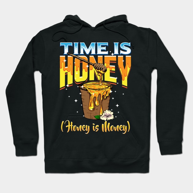 Funny Honey Beekeeper Gift Hoodie by Pummli